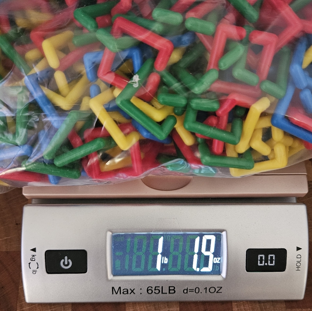 Shape links Square Assorted Colors 1 lbs  Learning Manipulatives